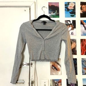 forever 21 cropped long sleeve